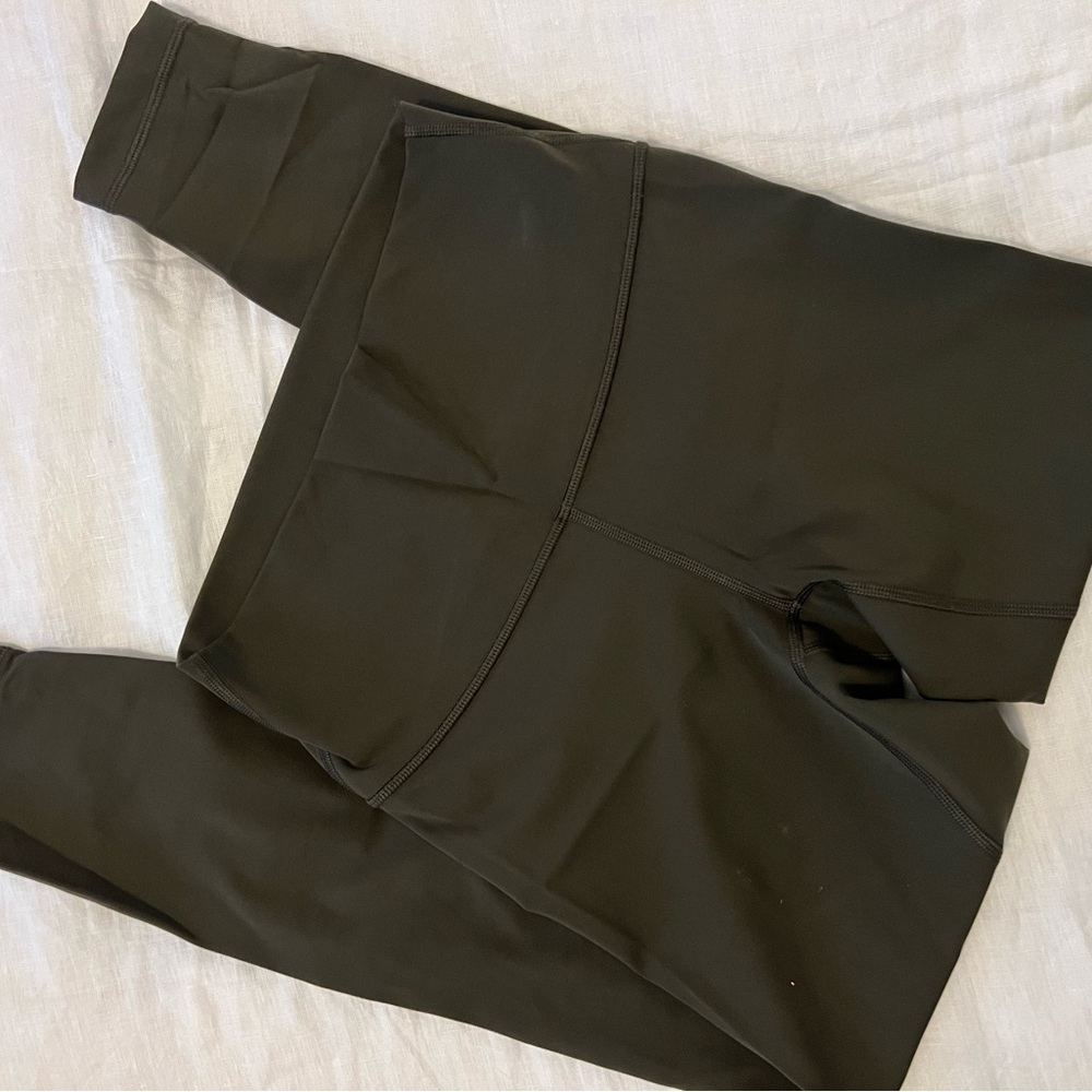 Lulu Original Luxtreme Olive Leggings - Picture 2 of 4